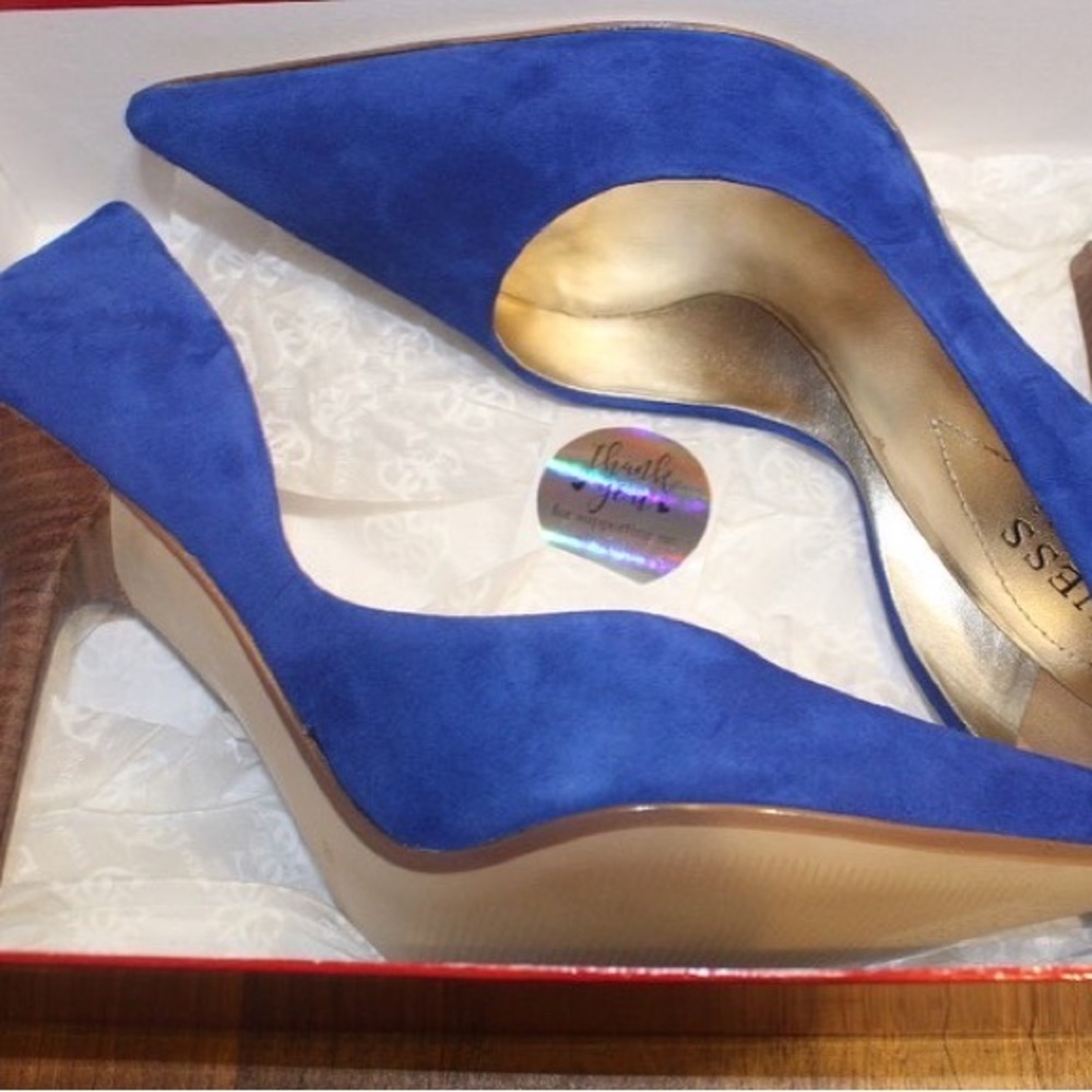 Guess By Marciano Dark Blue Suede